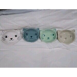 Cat Bowls Danica Jubilee Purrfect Shaped Pinch Bowls Set of 4, 2 Oz
